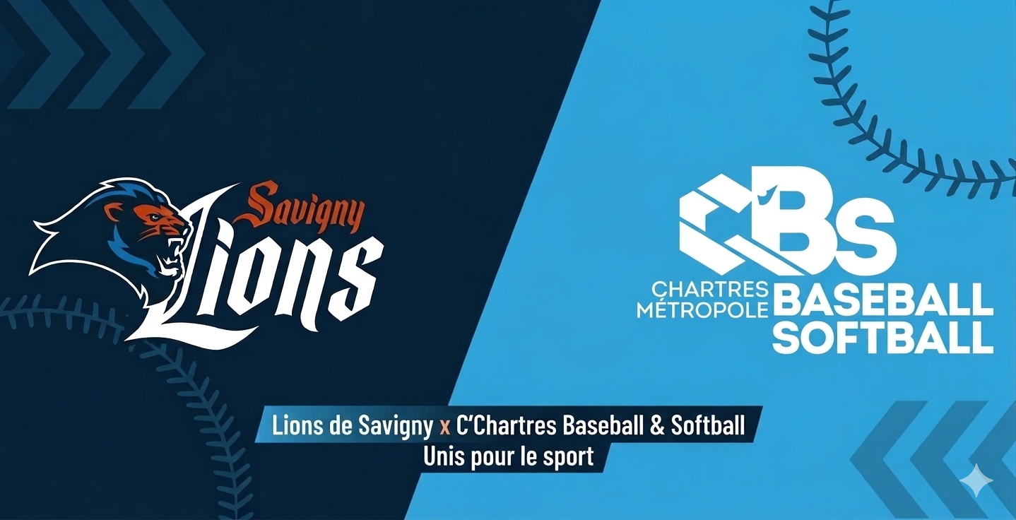 Lions de Savigny et C'Chartes baseball et Softball, unis pour le sport !