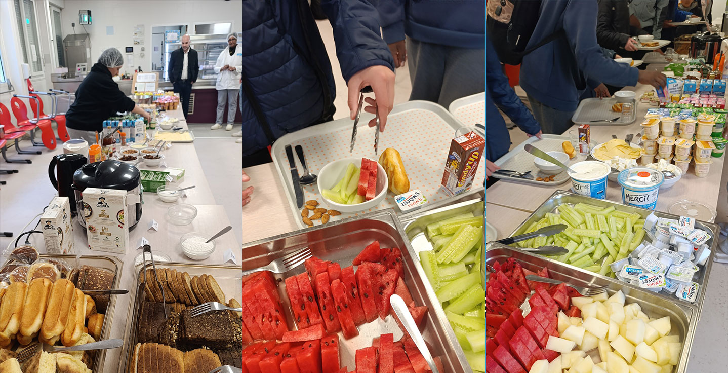 Notre club de baseball s’engage aux côtés du Collège Mermoz pour sensibiliser 100 élèves de 5ème à l’importance d’une alimentation équilibrée